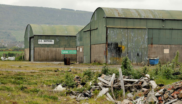 Vacant warehouses, Greenisland