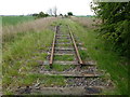 TF4405 : Wisbech to March railway - Crooked rails near Crooked Bank by Richard Humphrey