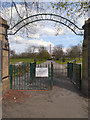 SD8402 : Crumpsall Park Gates by David Dixon