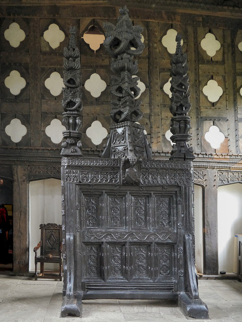 Oak Screen, Rufford Old Hall