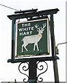 SP3111 : The White Hart (3) - sign, Burford Road, Minster Lovell by P L Chadwick