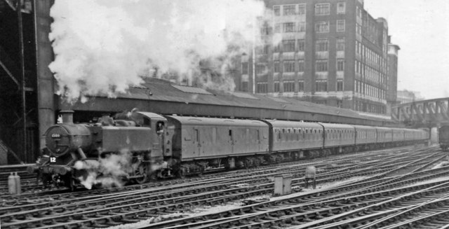 Empty stock train entering Paddington