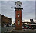 SJ7687 : Altrincham Clock Tower by Gerald England