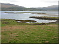 NM4925 : Eilean an Fheoir at mid-tide by M J Richardson