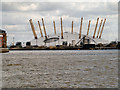 TQ3980 : River Thames, The O2 Arena by David Dixon