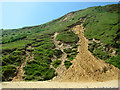 TG2938 : Coastal erosion on Trimingham beach by Evelyn Simak