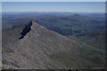 SH6153 : Snowdon: Y Lliwedd and Cwm Tregalan from the summit by Christopher Hilton