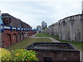 TQ3380 : Tower of London looking toward Tower Bridge by PAUL FARMER