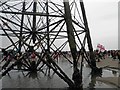 SD3251 : The disused Wyre Lighthouse on Wreck Trek day 2012 by Steve  Fareham