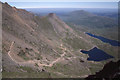 SH6054 : Snowdon: looking east from Bwlch Glas by Christopher Hilton