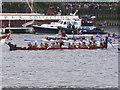 TQ2777 : Diamond Jubilee Pageant - Maori war canoe (waka taua) by David Hawgood