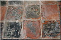 TQ7126 : Encaustic tiles, Etchingham church by Julian P Guffogg