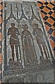 TQ7126 : Brass of Sir William Etchingham, wife and son, Etchingham church by Julian P Guffogg