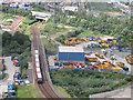 TQ3980 : DLR west of Silvertown by Stephen Craven