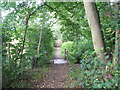 SE3643 : Footbridge over Gill Beck by John Slater