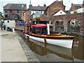 SO8554 : Steam launch Sans Son departing Sidbury Lock by Chris Allen