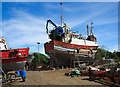 W0831 : A hive of industry in the boatyard at Oldcourt by Mike Searle