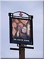 TG2006 : The Cellar House Public House sign, Eaton by Geographer