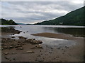 NN1327 : Low Water Level At Loch Awe by James T M Towill