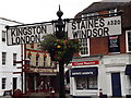 TQ0466 : Old Road Signs, Chertsey by Colin Smith