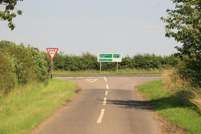 Ermine Street A15 ahead