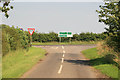 SK9692 : Ermine Street A15 ahead by roger geach