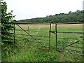 SE3640 : Gated field entrance, Carr Lane by Christine Johnstone