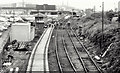 D4102 : Track re-laying Larne Harbour station by Albert Bridge