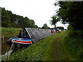 SJ9822 : Working Narrow Boat Hadar moored at Tixall Wide by Keith Lodge