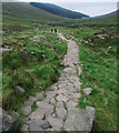 J3528 : Path to Slieve Donard in the Mourne Mountains by Rossographer