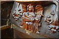 SO7745 : Misericord, Great Malvern Priory by Julian P Guffogg