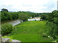 SO2242 : Camping on the bank of the Wye, Hay-on-Wye by Jaggery