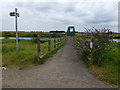 TF2515 : Footbridge over the River Welland by Richard Humphrey