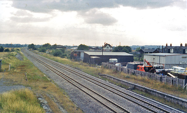 Remains  of Challow station