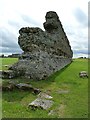 TR3260 : Richborough Castle Roman Fort - western wall (south) by Rob Farrow