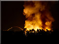 SD7807 : Factory Fire, Radcliffe, August 2012 by David Dixon