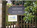 TM4071 : Thorington Hall Farm sign by Geographer