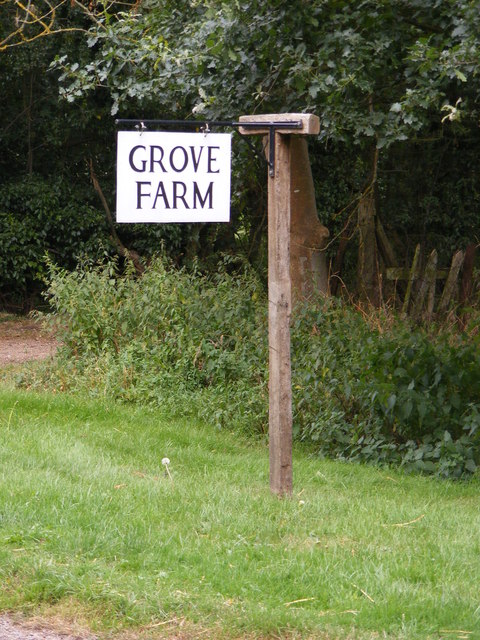 Grove Farm sign