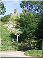 SY9582 : Footpath at Corfe Castle by Malc McDonald