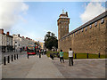 ST1876 : Cardiff Castle Wall by David Dixon