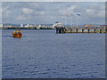 ST1872 : Cardiff Bay Waterbus Approaching Penarth by David Dixon