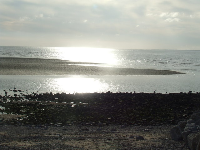 Evening sunshine, Morecambe Bay