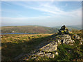 SD3984 : Summit cairn on Saskills, the highest point of Newton Fell by Karl and Ali