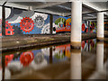 SJ8498 : Rochdale Canal, Underground Mural by David Dixon