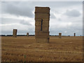 TA0516 : Stubble Field with Stacked Bales near Burnham by David Wright