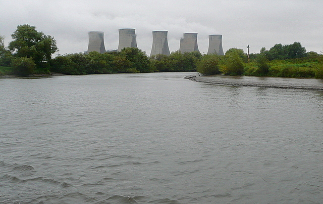 Towards Cottam power station