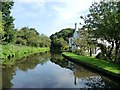 SO8379 : Canalside houses off Lea Lane by Christine Johnstone