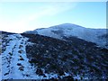 NT1961 : Looking uphill to the col between Carnethy Hill and Scald Law by Alan O'Dowd