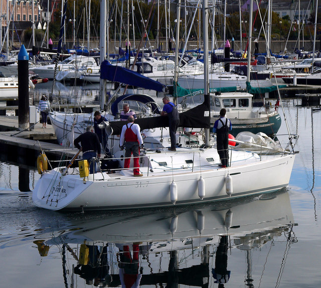 Yacht 'Twister' at Bangor