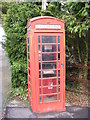 TM4183 : Brampton Station Telephone Box by Geographer